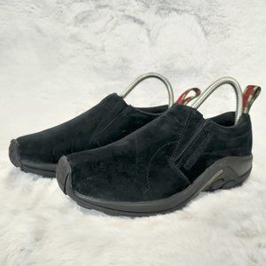 Merrell Women's Jungle Moc Suede Slip-on Midnight Black Size 6.5 US